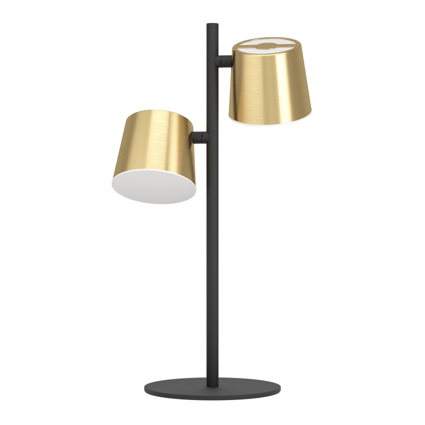 Eglo - Lámpara de mesa LED 2xGU10/4,6W/230V 3000K dorado