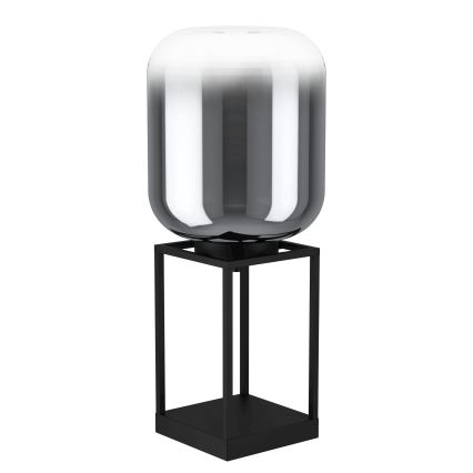 Eglo - Lámpara de mesa 1xE27/40W/230V ahumado