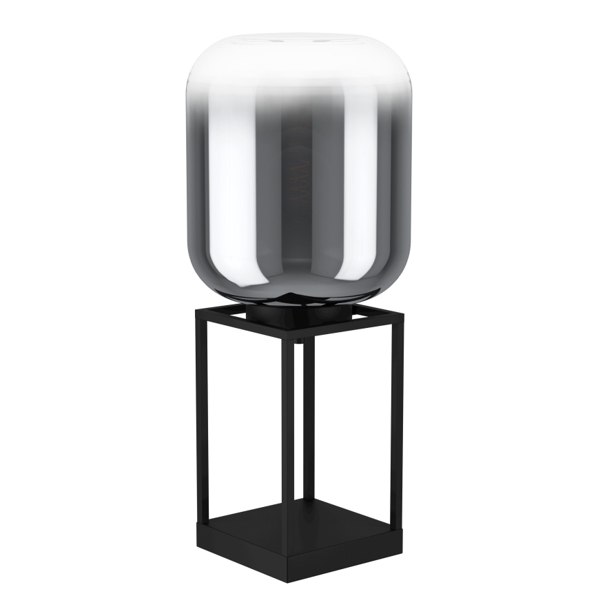 Eglo - Lámpara de mesa 1xE27/40W/230V ahumado