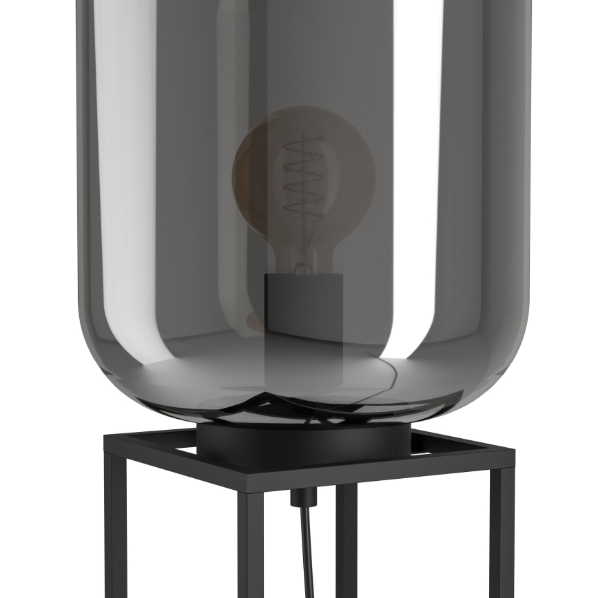 Eglo - Lámpara de mesa 1xE27/40W/230V ahumado