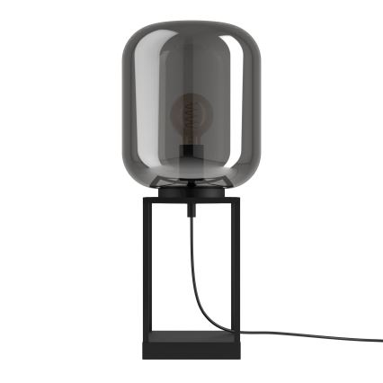 Eglo - Lámpara de mesa 1xE27/40W/230V ahumado