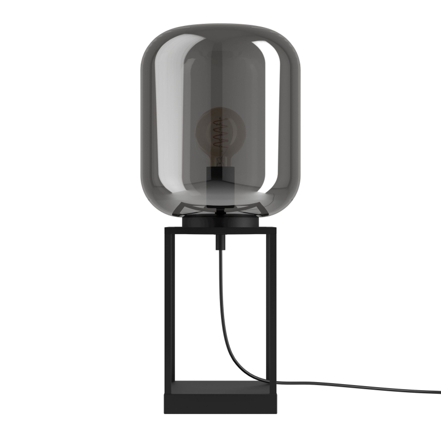 Eglo - Lámpara de mesa 1xE27/40W/230V ahumado