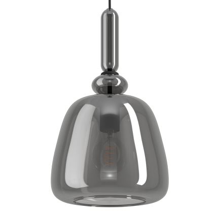Eglo - Lámpara colgante 1xE27/40W/230V ahumado