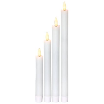 Eglo 410026 - SET 4x Vela LED FLAMME LED/1xAAA blanco