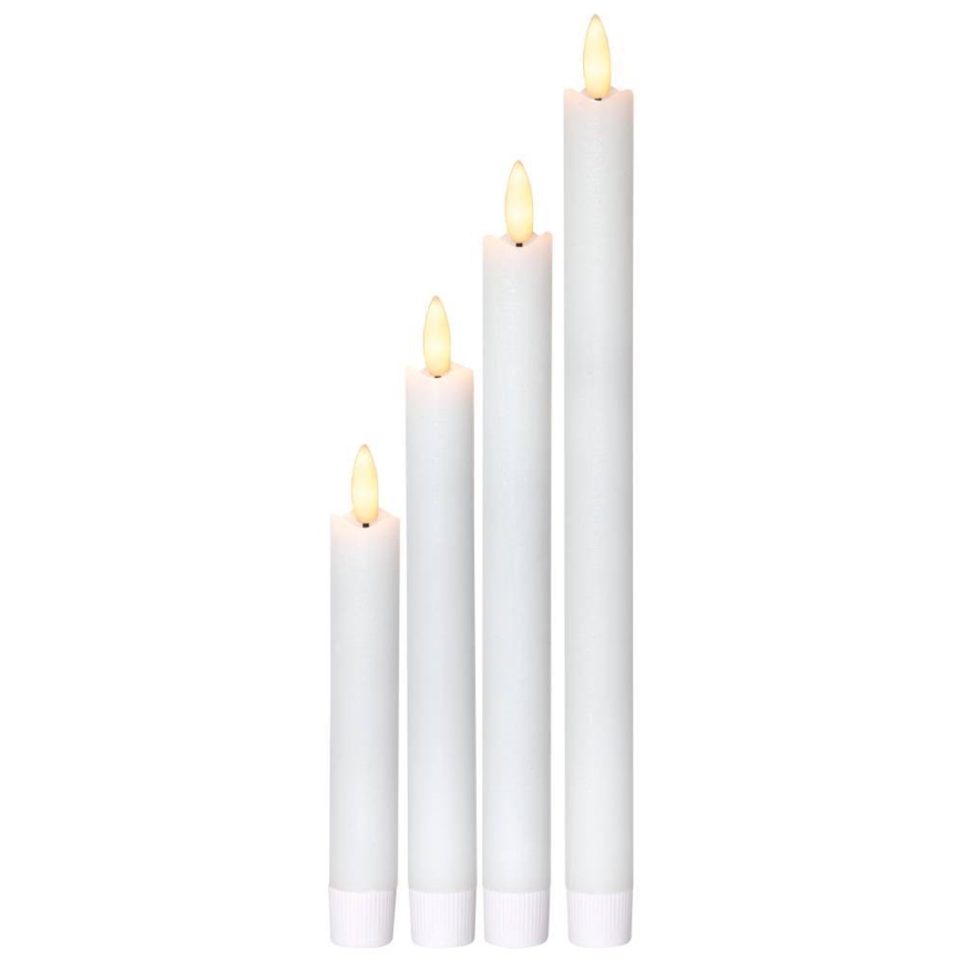 Eglo 410026 - SET 4x Vela LED FLAMME LED/1xAAA blanco