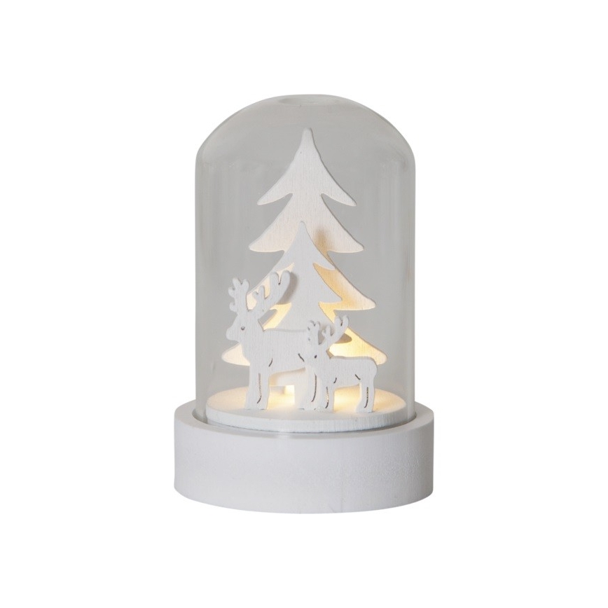 Eglo - SET 3x Decoración de Navidad LED 1xLED/0,06W/1xCR2032 blanco