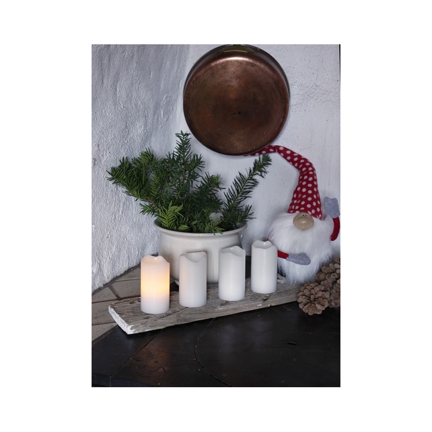 Eglo - SET 4x LED Decoración de Navidad 2xLED/0,18W/2xCR2032 + mando a distancia