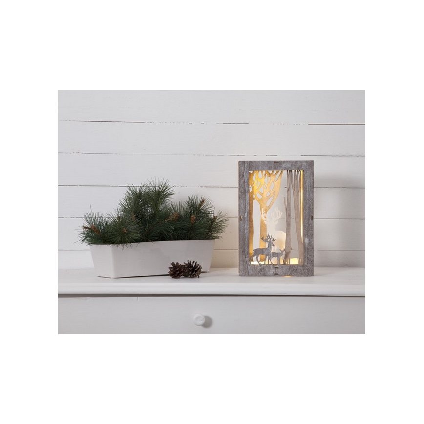 Eglo - Decoración de Navidad LED 10xLED/0,03W/2xAA