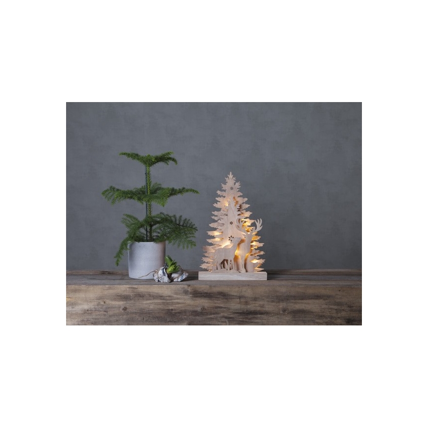 Eglo - Decoración de Navidad LED 10xLED/0,03W/2xAA