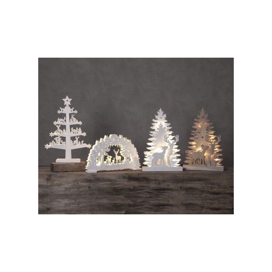 Eglo - Decoración de Navidad LED 10xLED/0,064W/3xAA