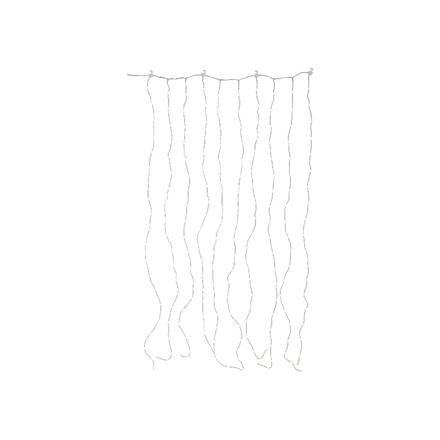 Eglo - Cadena de Navidad LED 200xLED 1m blanco cálido