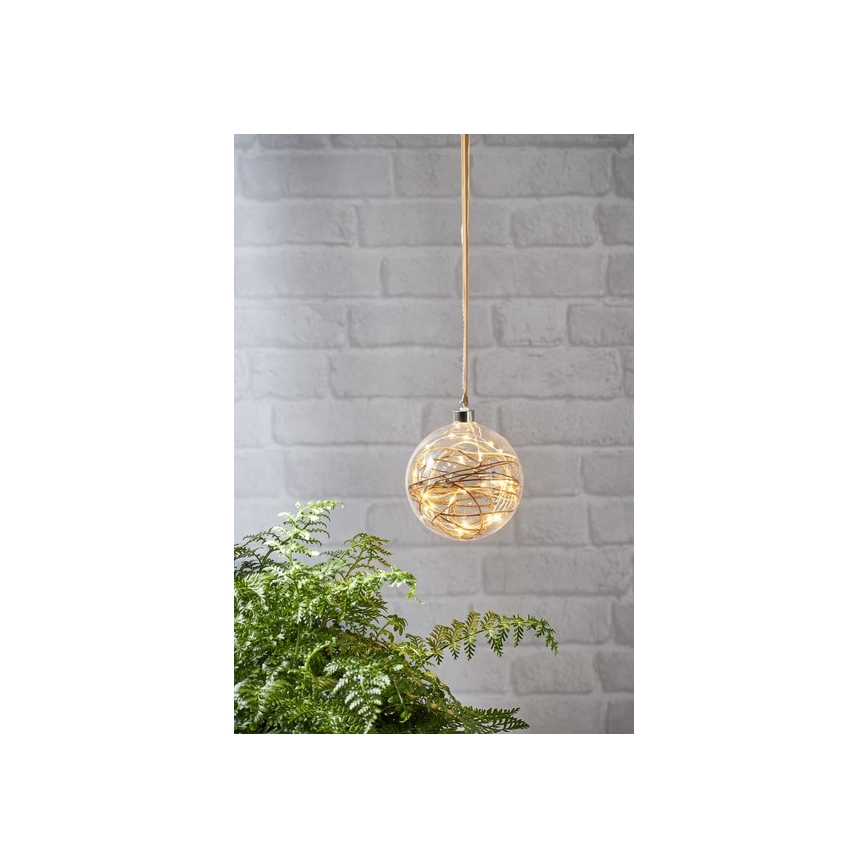 Eglo - Decoración navideña LED 30xLED/0,064W/3/230V Ø 15 cm