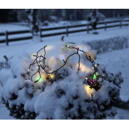 Eglo - Cadena LED de Navidad para exteriores 80xLED 8m IP44 multicolor