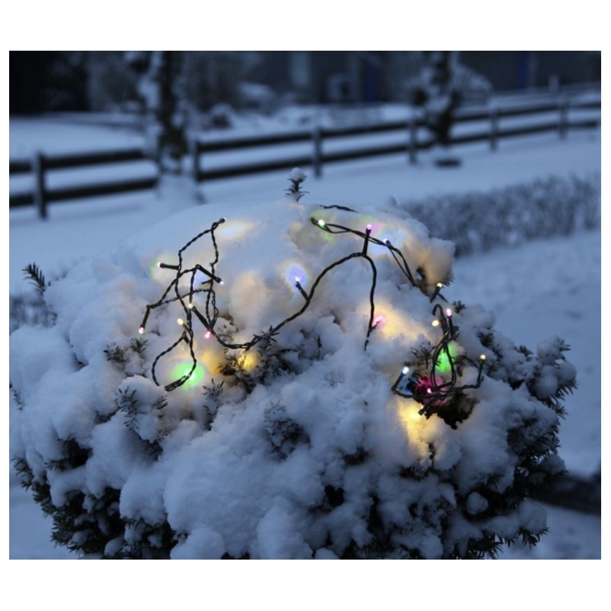 Eglo - Cadena LED de Navidad para exteriores 80xLED 8m IP44 multicolor
