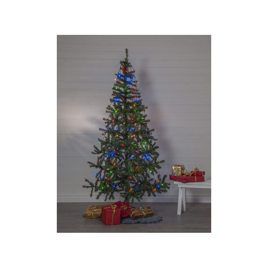 Eglo - Cadena LED de Navidad para exteriores 160xLED 2m IP44 multicolor