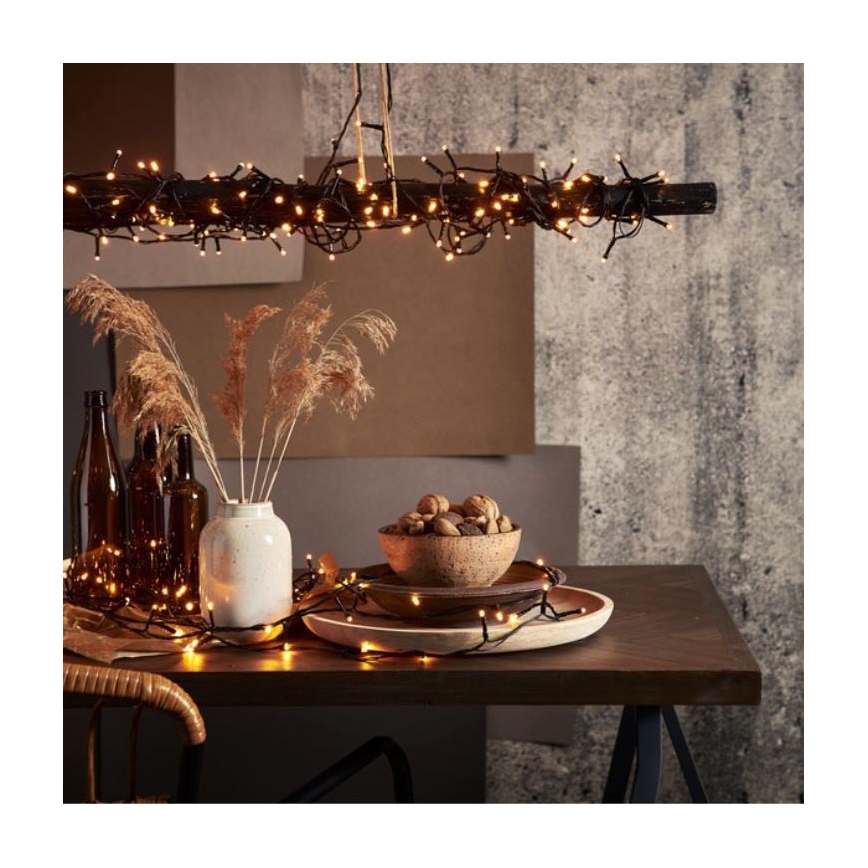 Eglo - Cadena LED de Navidad para exteriores 800xLED 21m IP44 blanco cálido