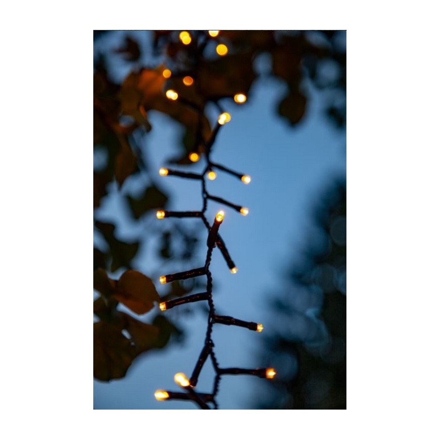 Eglo - Cadena LED de Navidad para exteriores 800xLED 21m IP44 blanco cálido