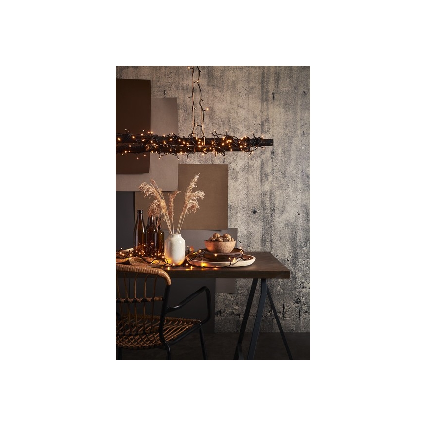 Eglo - Cadena LED de Navidad para exteriores 80xLED 5,6m IP44 blanco cálido