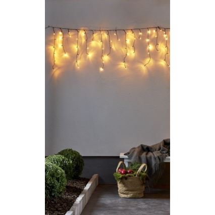 Eglo - Cadena LED de Navidad para exteriores 240xLED 5,9m blanco cálido IP44