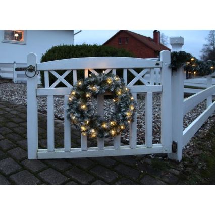 Eglo - Corona de Navidad LED de exterior 30xLED/0,064W/3/230V IP44