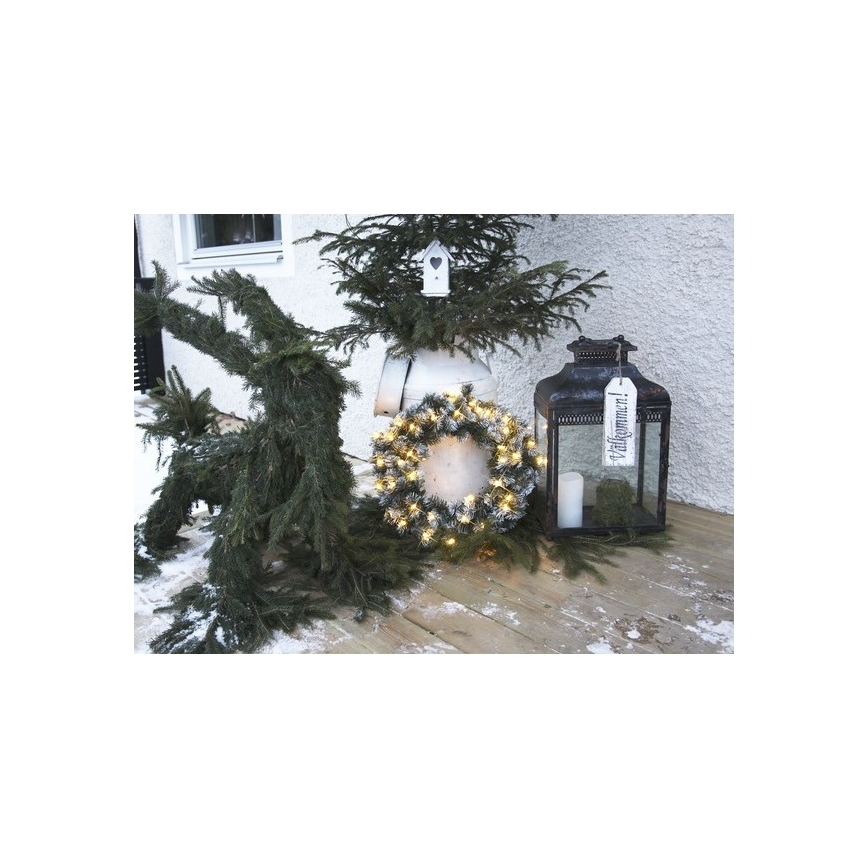Eglo - Corona de Navidad LED de exterior 30xLED/0,064W/3/230V IP44