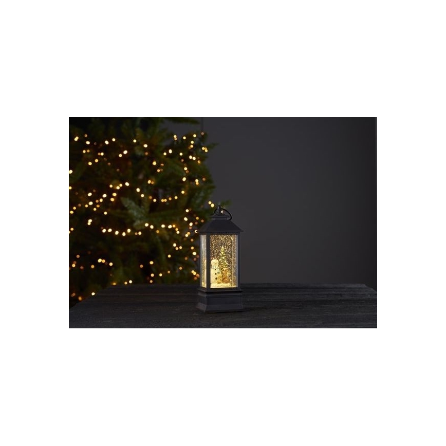 Eglo - Decoración LED de Navidad 1xLED/0,064W/3xAAA negro