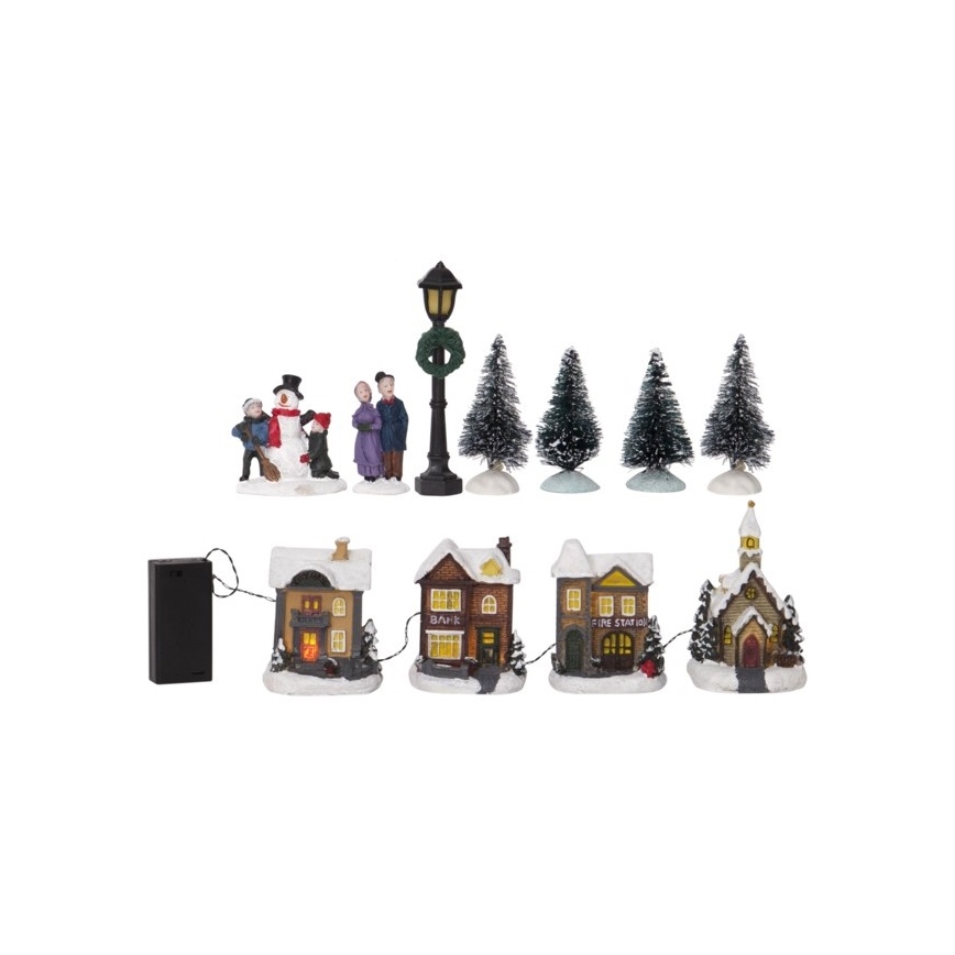 Eglo - Decoración de Navidad LED 4xLED/0,064W/2xAA
