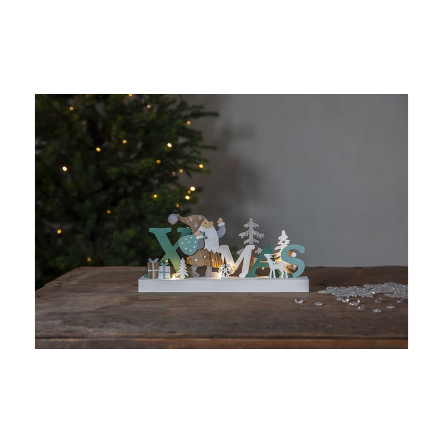 Eglo - Decoración de Navidad LED 3xLED/0,12W/2xAA