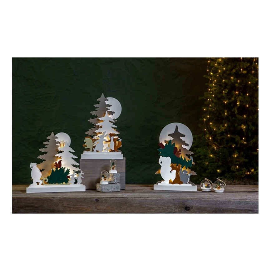 Eglo - Decoración de Navidad LED 10xLED/0,03W/2xAA
