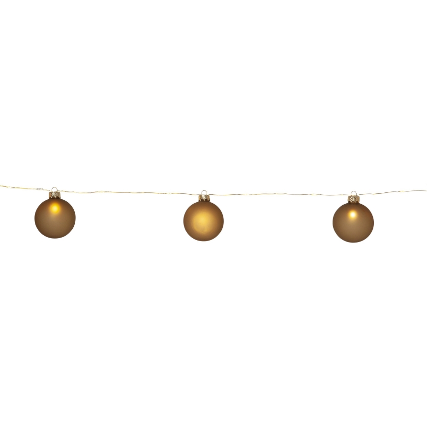 Eglo 411557 - Cadena decorativa BLISS 22xLED/3xAA 1,6m blanco cálido