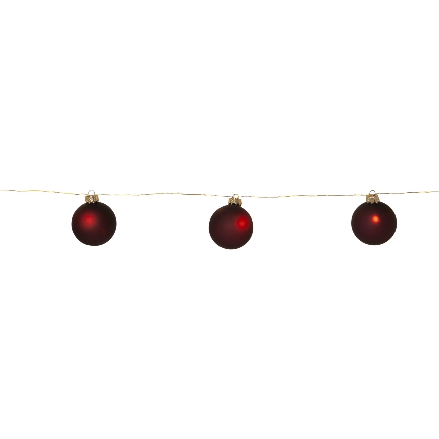 Eglo 411559 - Cadena decorativa BLISS 22xLED/3xAA 1,6m blanco cálido