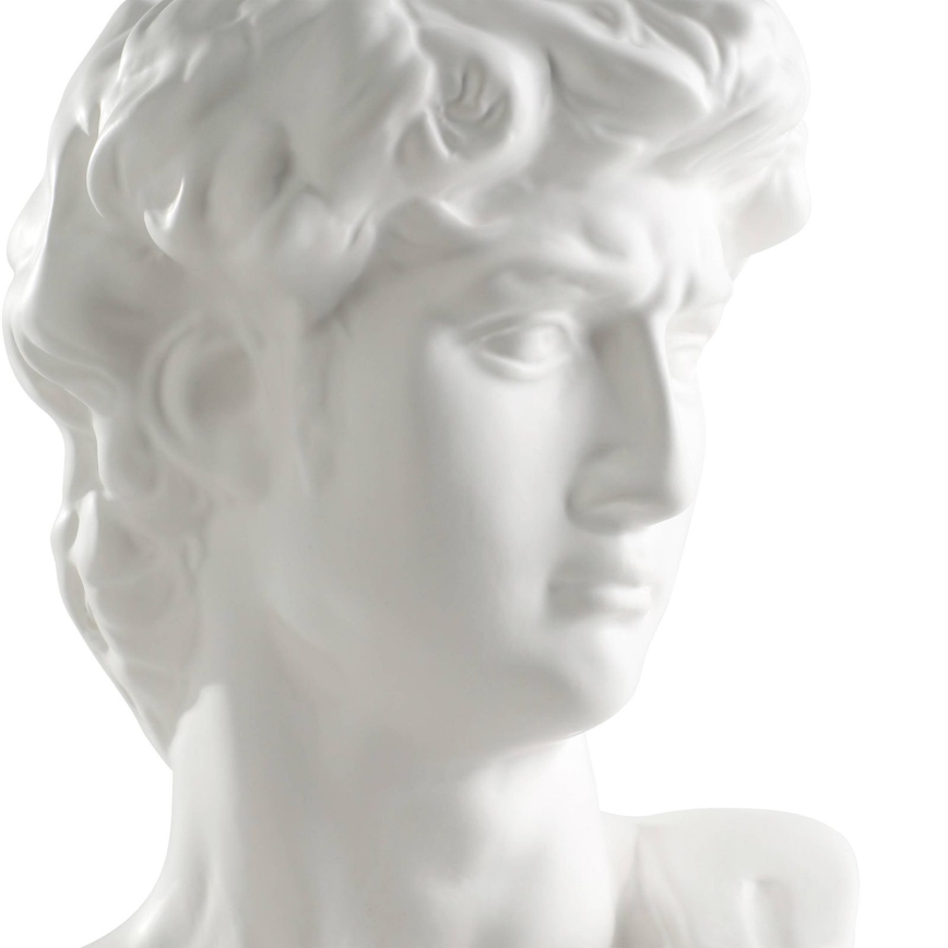 Eglo - Jarrón de ceramica 26x16 cm blanco