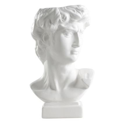 Eglo - Jarrón de ceramica 26x16 cm blanco