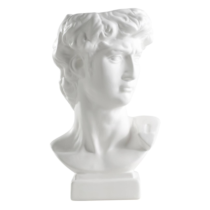 Eglo - Jarrón de ceramica 26x16 cm blanco