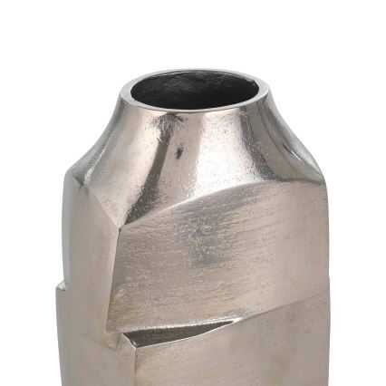 Eglo - Jarrón de metal 22,5x13,5 cm cromo mate