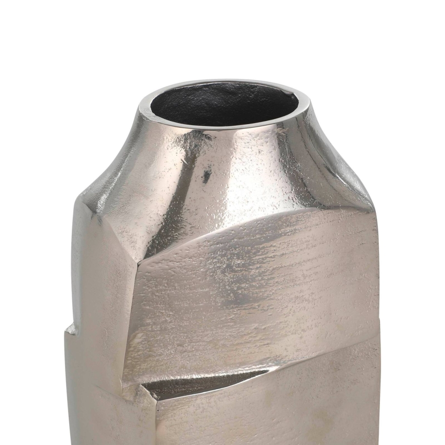Eglo - Jarrón de metal 22,5x13,5 cm cromo mate