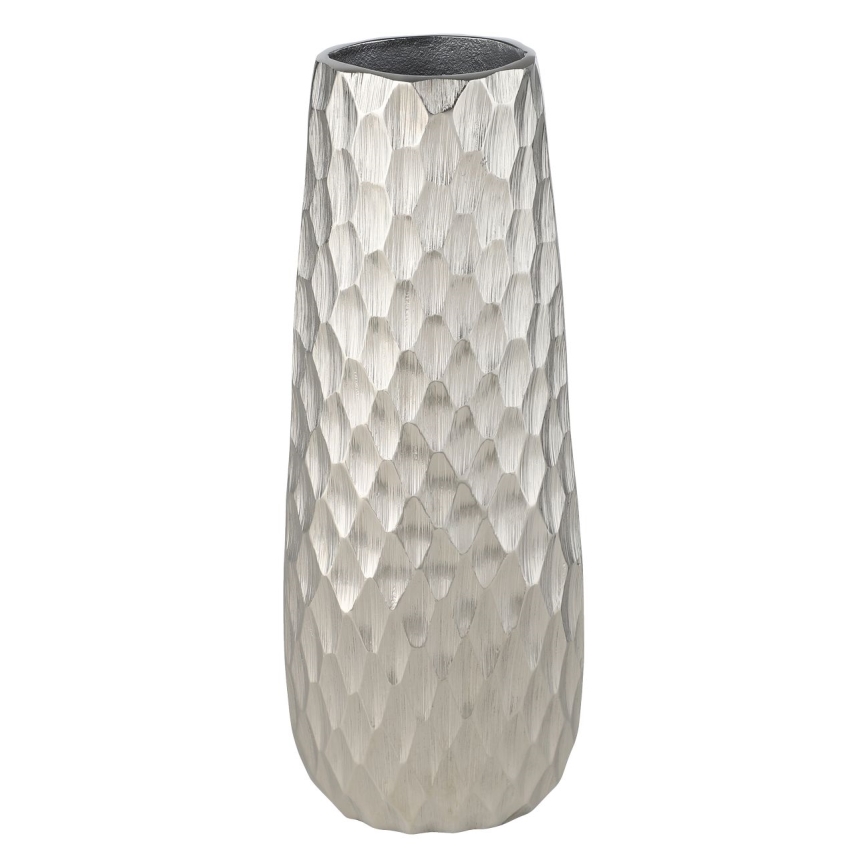 Eglo - Jarrón de metal 31x12 cm plata