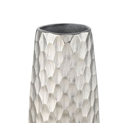 Eglo - Jarrón de metal 31x12 cm plata