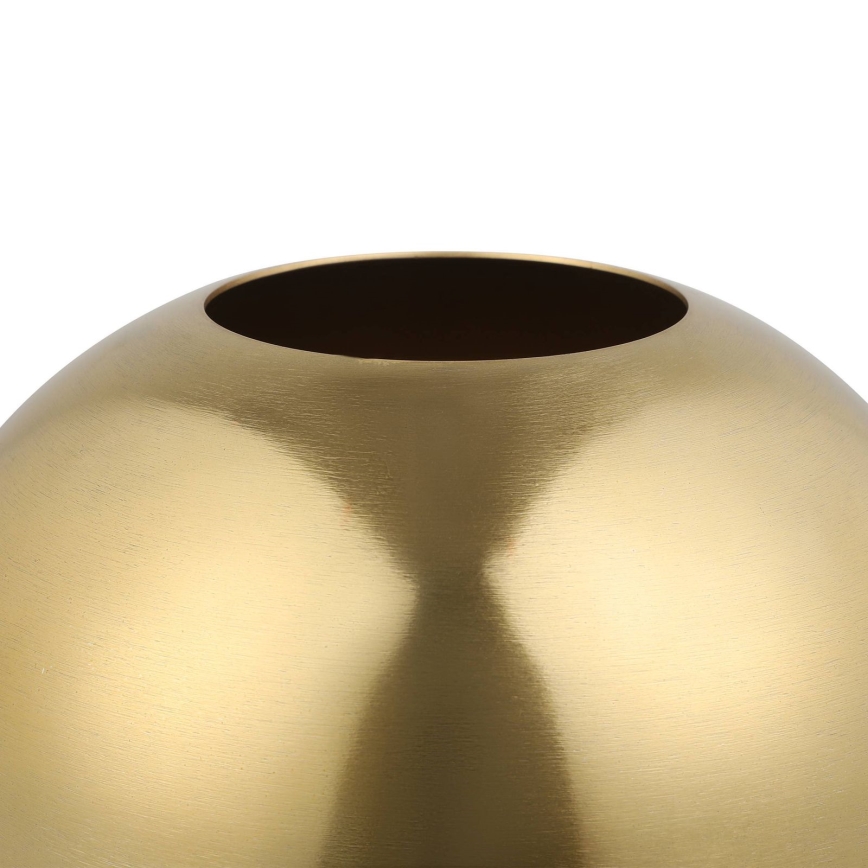 Eglo - Jarrón de metal 22,5x25 cm dorado