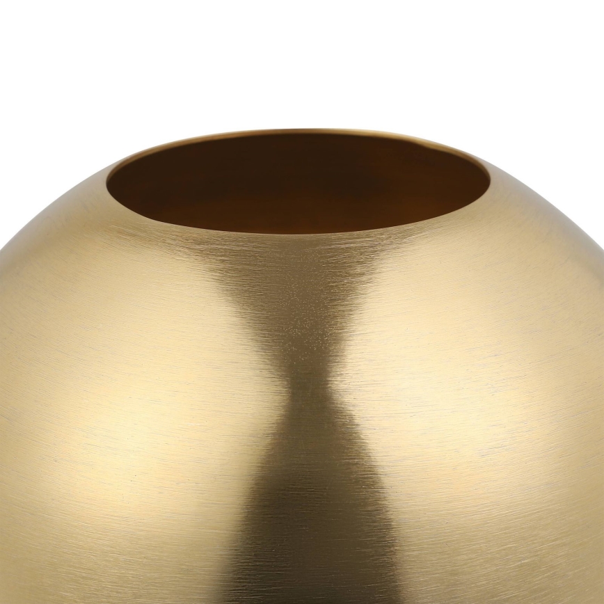 Eglo - Jarrón de metal 16,5x18 cm dorado