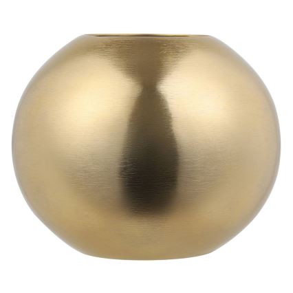 Eglo - Jarrón de metal 16,5x18 cm dorado