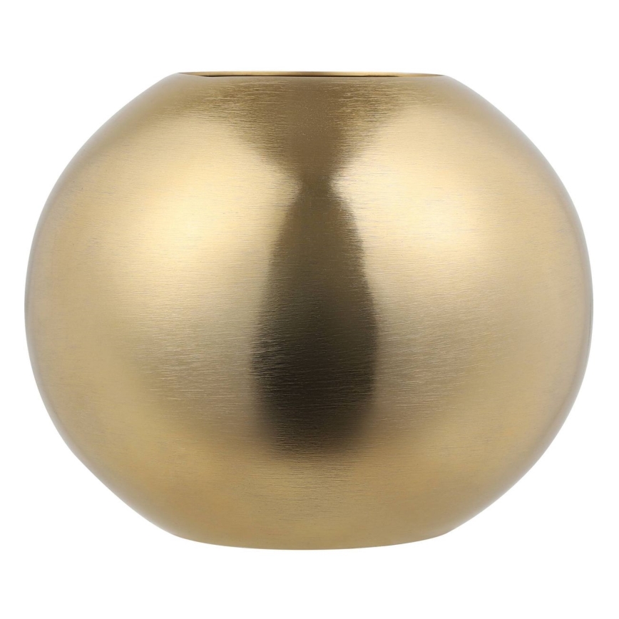 Eglo - Jarrón de metal 16,5x18 cm dorado