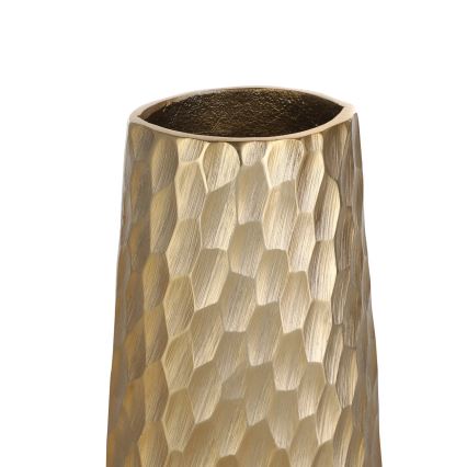 Eglo - Jarrón de metal 40,5x14 cm dorado