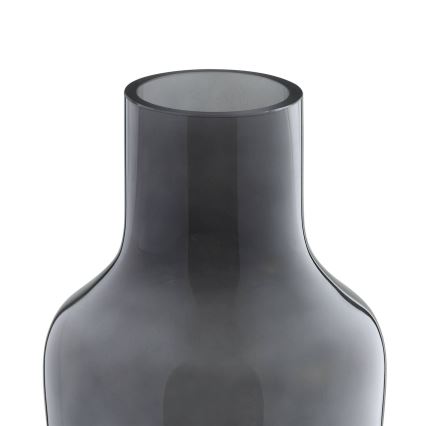 Eglo - Jarrón de cristal 25x13,3 cm negro