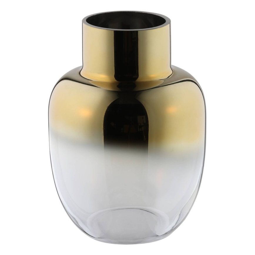 Eglo - Jarrón de cristal 20x14,4 cm dorado