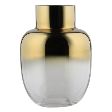 Eglo - Jarrón de cristal 20x14,4 cm dorado
