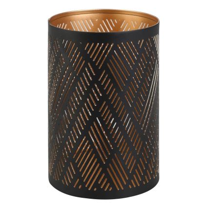 Eglo - Candelabro 15x10 cm negro/dorado