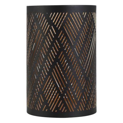 Eglo - Candelabro 15x10 cm negro/dorado