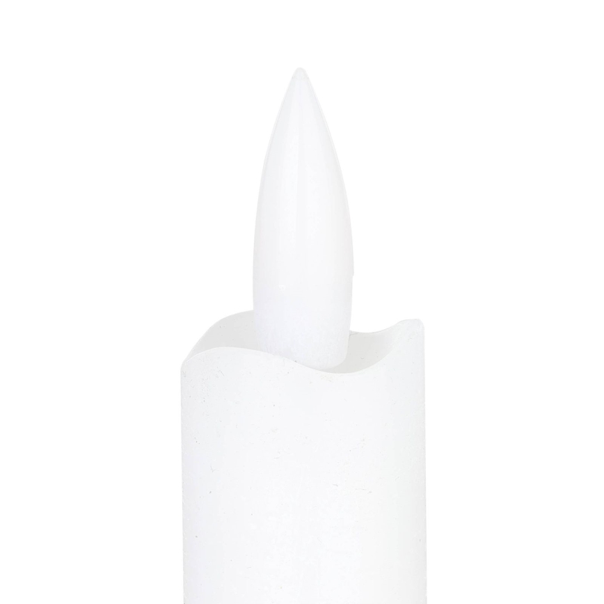 Eglo - JUEGO 2x Vela LED LED/1xAAA 24,5 cm blanco