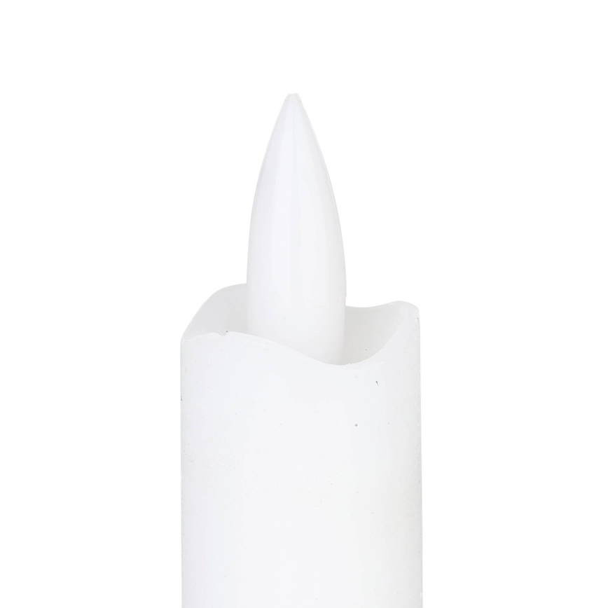 Eglo - JUEGO 2x Vela LED LED/1xAAA 15 cm blanco